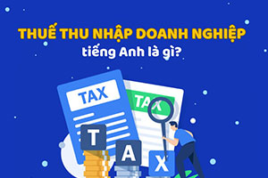 Thuế thu nhập doanh nghiệp Tiếng Anh là gì 2023?