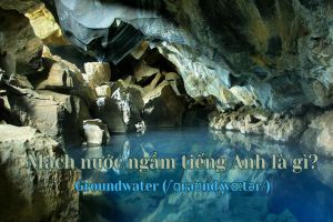 Mạch nước ngầm tiếng Anh là gì? Phát âm groundwater, bản dịch khác