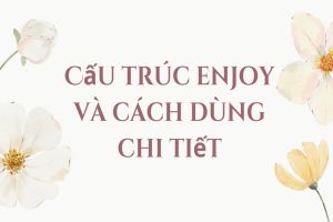 Học các cấu trúc enjoy với danh từ, V-ing (danh động từ) và oneself